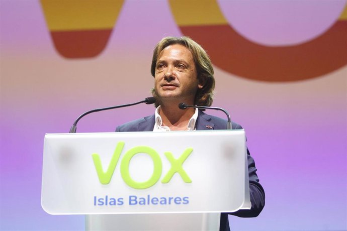 El líder de Vox en Baleares, Jorge Campos. 