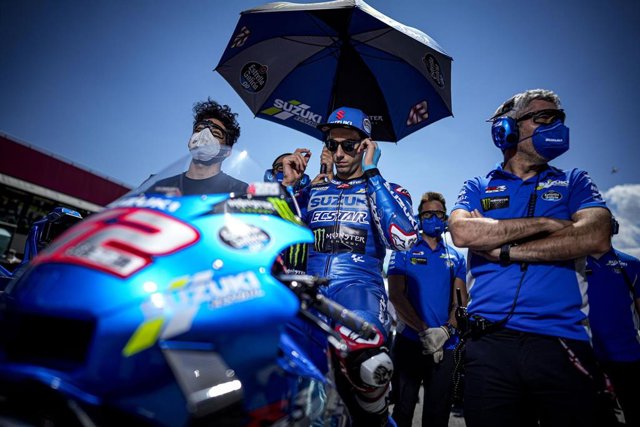 Rins Alex (spa), Team Suzuki Ecstar, Suzuki GSX-RR, portrait during the 2021 Moto GP Gran Premio d'Italia Oakley, Italian Grand Prix from May 28 to 30, 2021 on Autodromo Internazionale del Mugello, in Italy - Photo Studio Milagro / DPPI