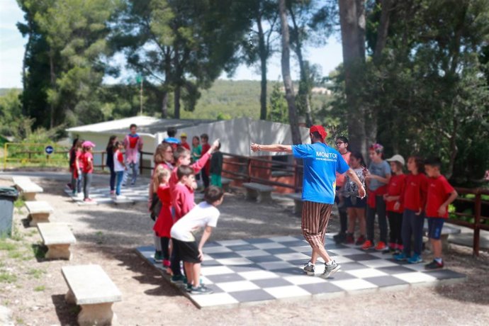 Actividad de ocio infantil de verano, en una imagen de archivo