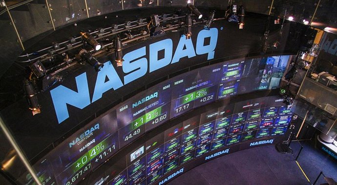 Archivo - Imagen del Nasdaq