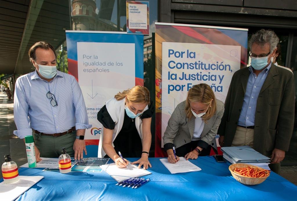 El PP intensifica su campaña de recogida de firmas contra los indultos y solo en Internet ya ha recabado casi 20.000 - Vimarsana News
