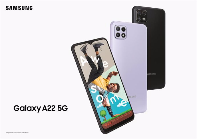Galaxy A22 5G de Samsung.
