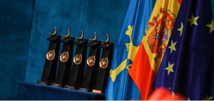 Esculturas de Joan Miró, símbolo represntativo de los Premios Princesa de Asturias.