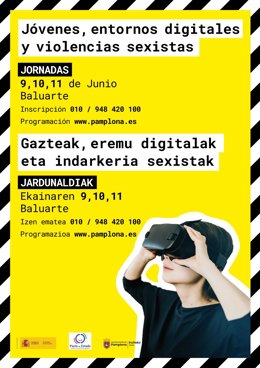 Cartel de las jornadas organizadas por el Ayuntamiento sobre la prevención de situaciones de violencias sexistas