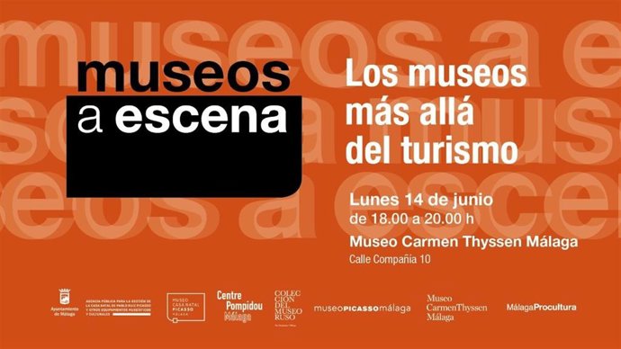 Cartel de 'Museos a escena'