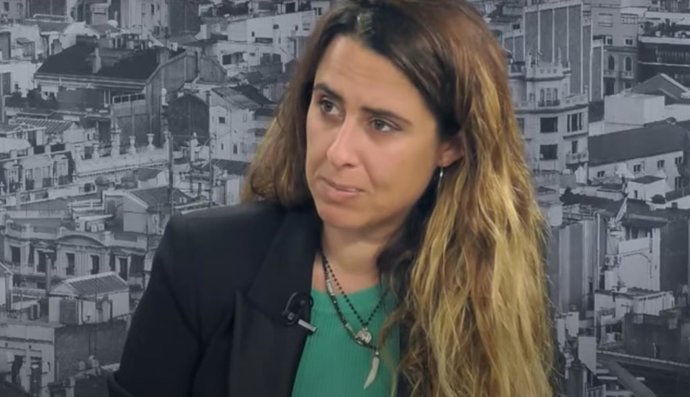 La portavoz del Govern, Patrícia Plaja, en una entrevista del Ara.