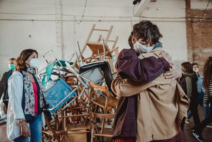 Imagen de uno de los ensayos de la perfomance