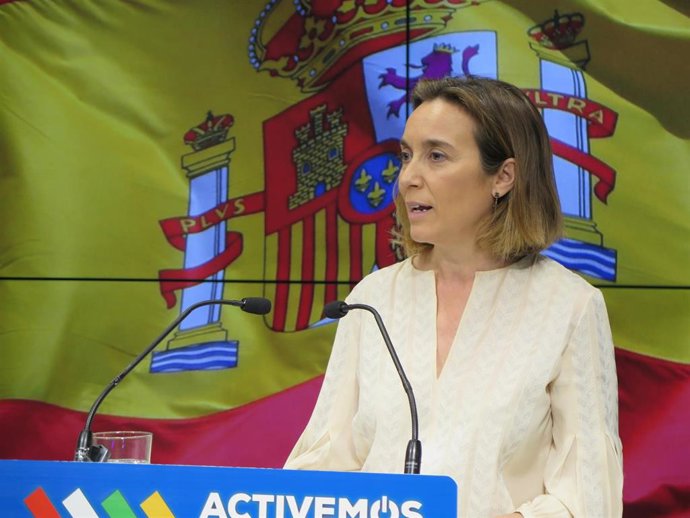 La portavoz del PP en el Congreso, Cuca Gamarra