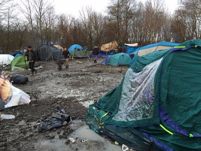 Archivo - Campo de refugiados de la jungla, Calais