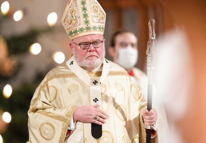 Archivo - El cardenal alemán, Reinhard Marx, el pasado mes de diciembre