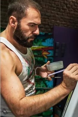 El artista Antonio de Felipe en una imagen de archivo.