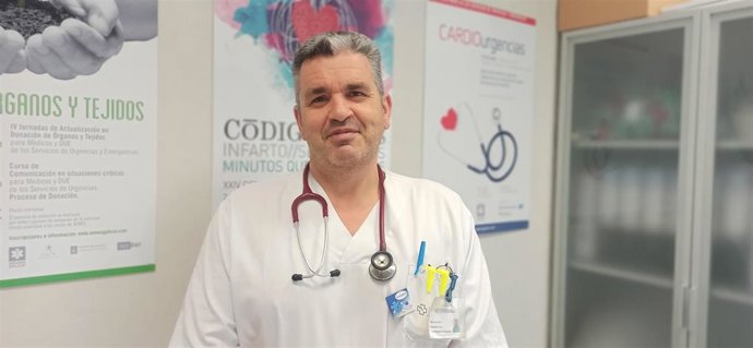 El doctor Tato Vázquez Lima, coordinador de Urgencias en el Hospital do Salnés, presidente de la Sociedad Española de Medicina de Urgencias y Emergencias