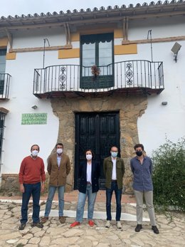 La viceconsejera de Agricultura, Ana Corredera, en su visita a Las Contadoras
