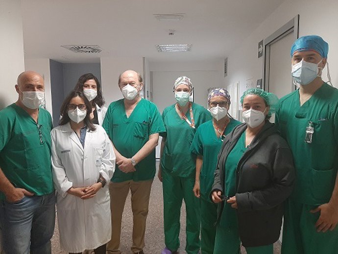 Equipo del Servicio de Cirugía General del Hospital Clínico