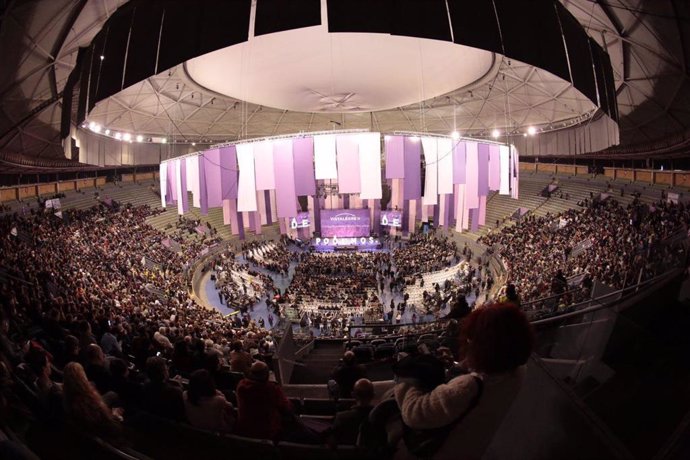 Archivo - Imagen de recurso de la Asamblea Ciudadana de Podemos en Vistalegre.