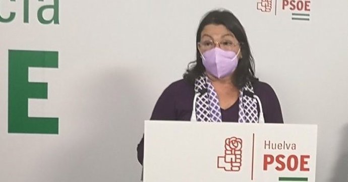 Rosa Muñoz del PSOE de Huelva.