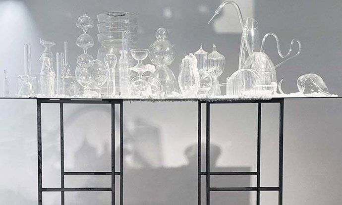 La obra 'CO(NH2)2(srie) de Stella Rahola, ganadora del Premio de Escultura 2021 de la Fundació Vila Casas