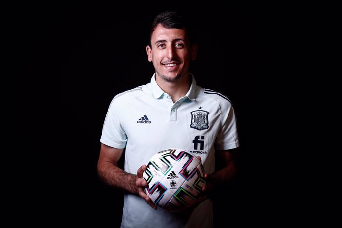 Mikel Oyarzabal poses for photo after an interview for Europa Press of Spain Team ahead of a friendly football match against Portugal on june 4, as part of the teams preparation for the upcoming 2020 UEFA Euro Cup football tournament, on June 02, 2021 