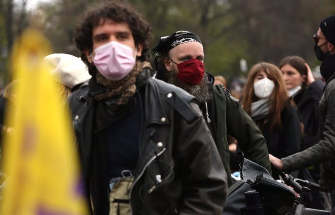 Recurso - Manifestación en bicicleta en Alemania, en mayo de 2021