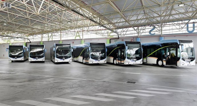 Nuevos autobuses híbridos de Santander