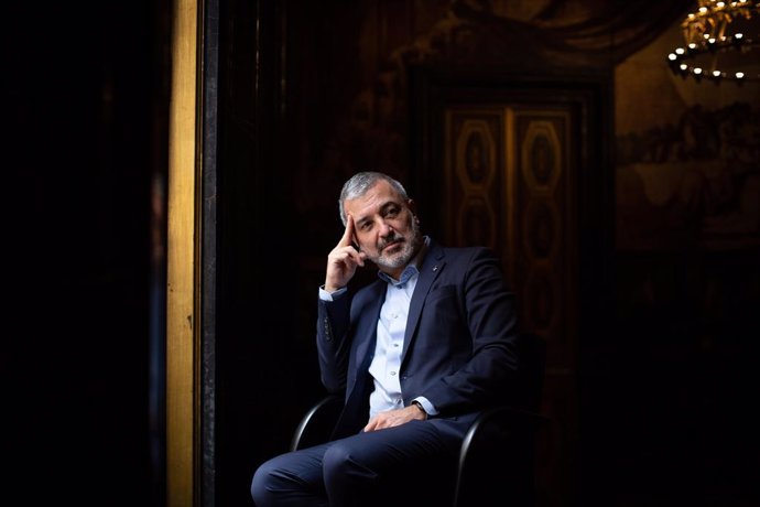 El primer tinent d'alcalde i líder del PSC a l'Ajuntament de Barcelona, Jaume Collboni, en una entrevista d'Europa Press
