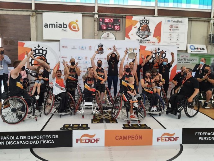 El BSR Amiab Albacete, campeón de la Copa del Rey de baloncesto en silla de ruedas
