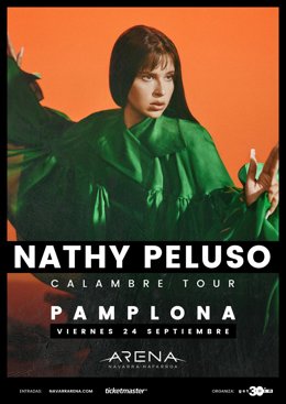 Cartel del concierto de Nathy Peluso en el Navarra Arena