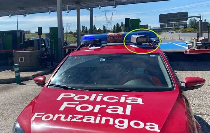 Policía Foral desarrolla una aplicación pionera para la detección de conductores sin carné.