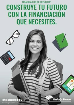 Unicaja Banco vuelve a facilitar a los estudiantes el pago de la matrícula de estudios y anticipa las becas con préstamos a un interés del 0%