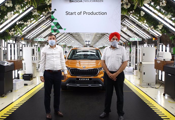 Inicio de la producción del Skoda Kushaq en India.