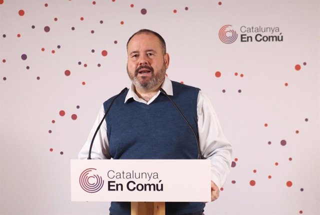 Archivo - Arxiu - El portaveu dels comuns i diputat al Congrés, Joan Mena.