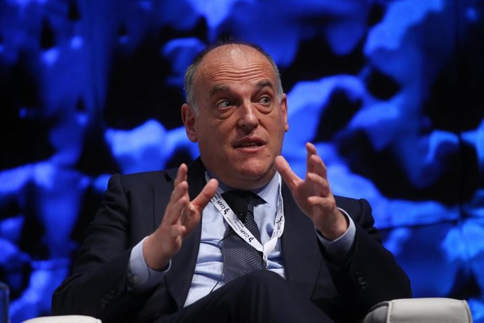 El presidente de LaLiga, Javier Tebas