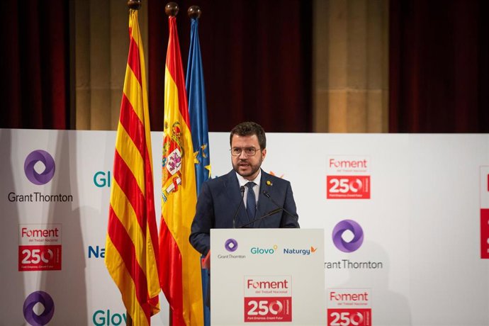 El presidente de la Generalitat, Pere Aragons