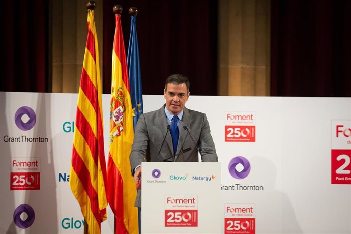 El presidente del Gobierno, Pedro Sánchez