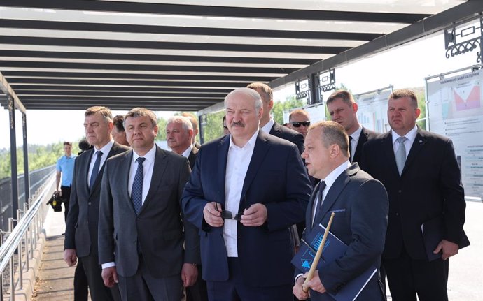 Alexander Lukashenko visita un proyecto