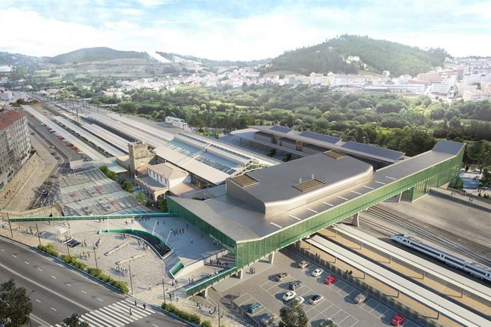 Proyecto del nuevo edificio de viajeros de la estación intermodal de Santiago