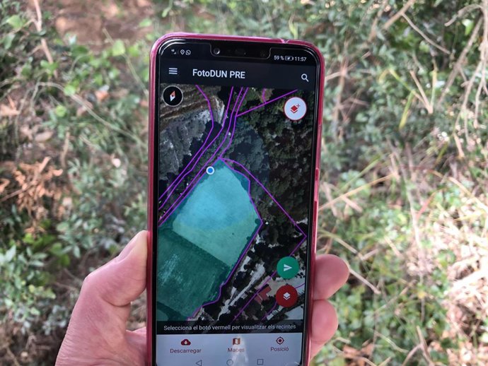 Imagen de la aplicación FotoDUN de Minsait para la gestión de la Política Agraria Común (PAC) en Cataluña