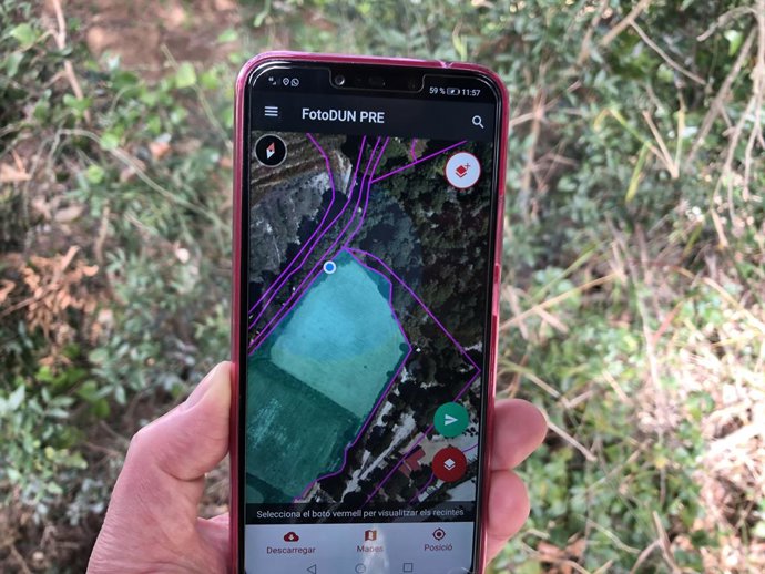 Imagen de la aplicación FotoDUN de Minsait para la gestión de la Política Agraria Común (PAC) en Cataluña