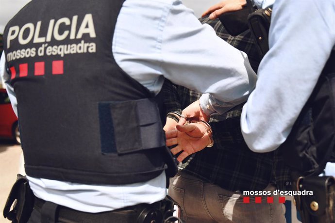 Arxiu - Detenció dels Mossos d'Esquadra.