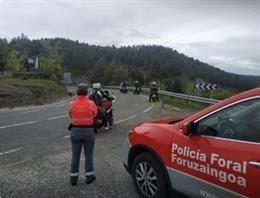 Control de la Policía Foral .