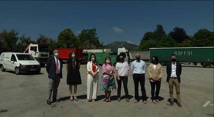 La consejera de Salud, Gotzone Sagardui, visita la ubicación definitiva del hospital de Tolosa