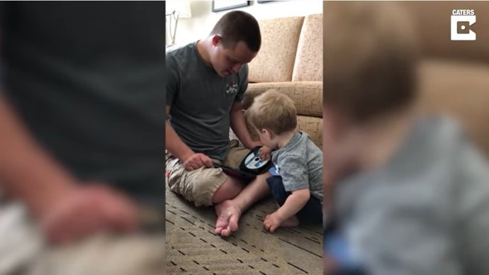 El inseparable vínculo entre un tío con síndrome de Down y su sobrino