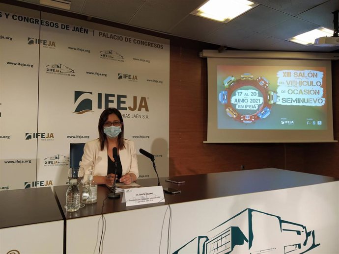 La presidenta del consejo de Administración de Ferias Jaén, África Colomo