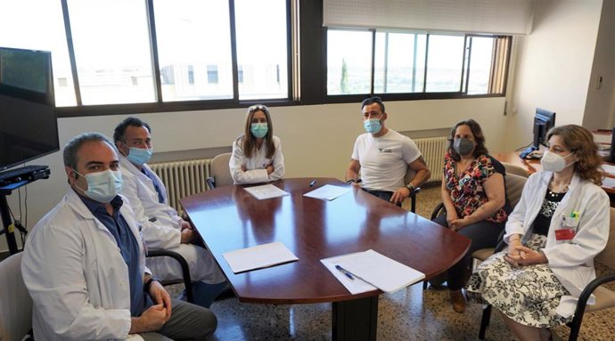 Santiago Urmeneta, Daniel Sánchez, Ana Beamonte, Iosu Martín, Ana Garrido y María Teresa Fauste