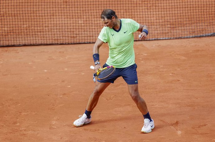 Rafael Nadal of Spain during the Roland-Garros 2021, Grand Slam tennis tournament on June 5, 2021 at Roland-Garros stadium in Paris, France - Photo Nicol Knightman / DPPI