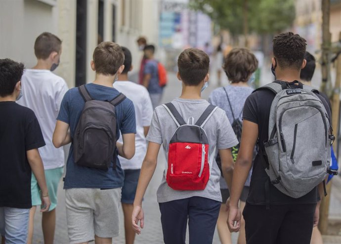 Archivo - Alumnos de Secundaria en Sevilla