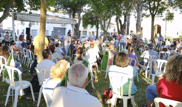 Acto de Susana Díaz en Almonte (Huelva)