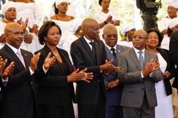 Archivo - El presidente, Jovenel Moise, en el acto en memoria de las víctimas del terremoto de 2010
