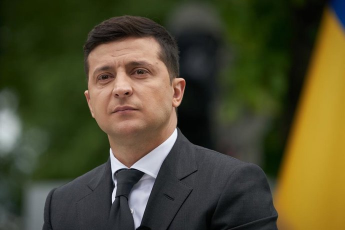 Archivo - El presidente de Ucrania, Volodimir Zelenski.