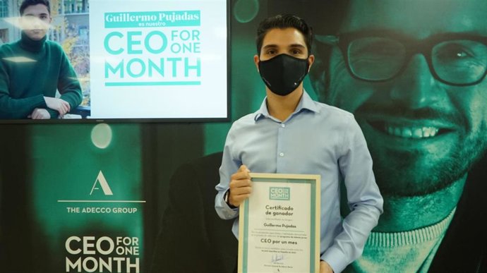 Guillermo Pujadas, ganador de la iniciativa 'CEO por un mes' del grupo Adecco